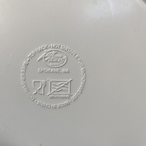 Bob the Builder Hard Hat Area Child’s Melamine Plate from Zak Designs from 2001 - Picture 3 of 3